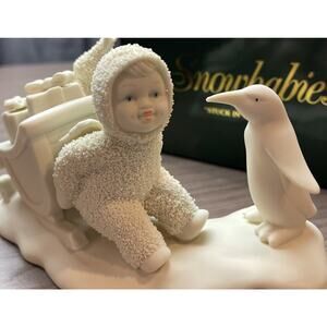 Snowbabies - Stuck In The Snow - #68932 Department 56 Vintage